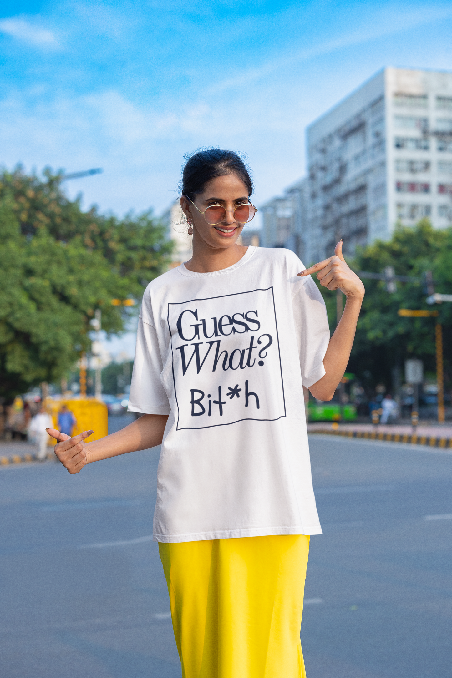 Chroma Drift | Artistic Everyday T-Shirt for Women | Classic Fit with Vivid Graphic Flair