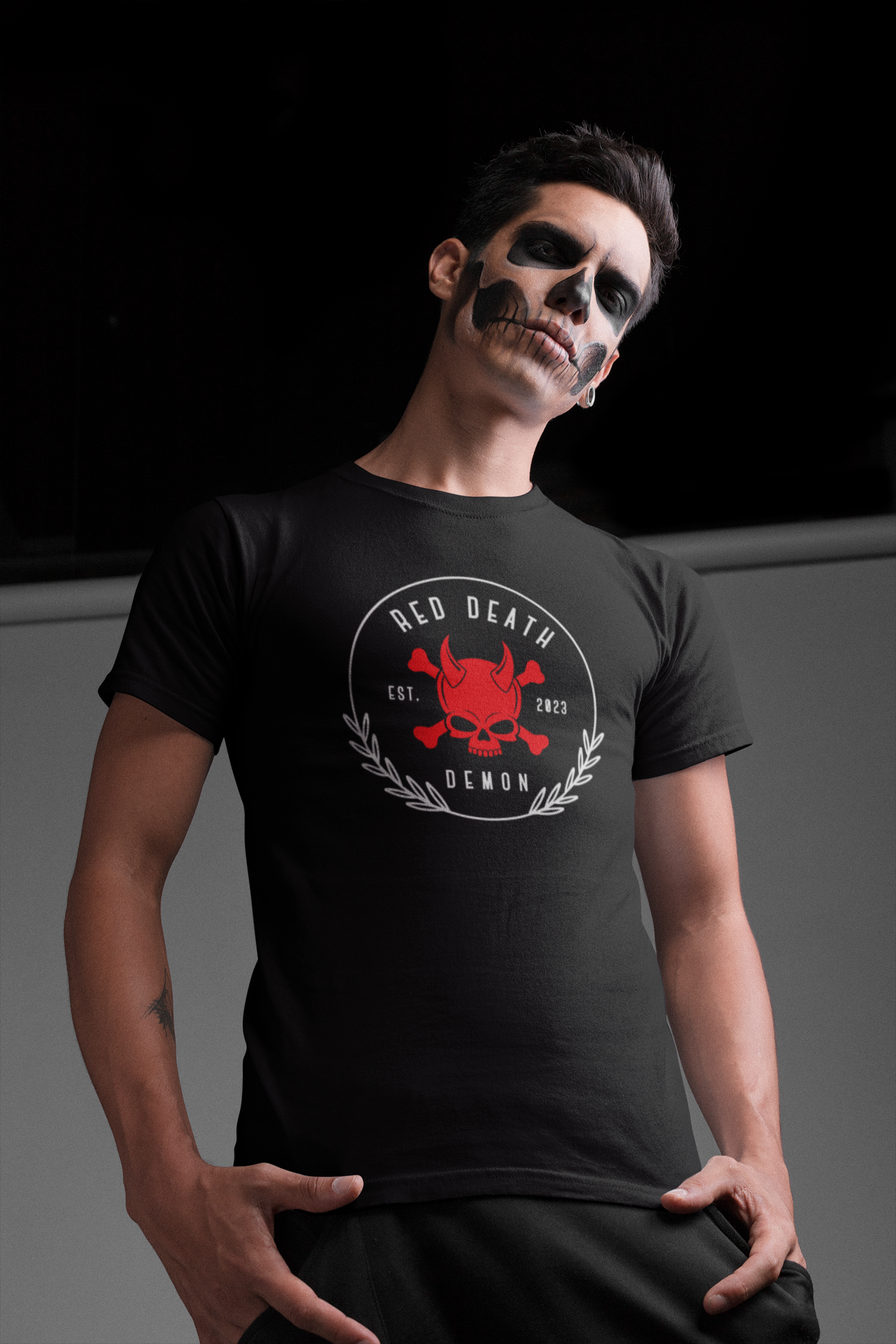 Red Death Tee | Unisex Premium Crew | Street Goth Edition