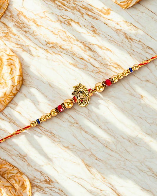 Mooi Designer Lumba Rakhi for Sister, Bhabhi and Nanad