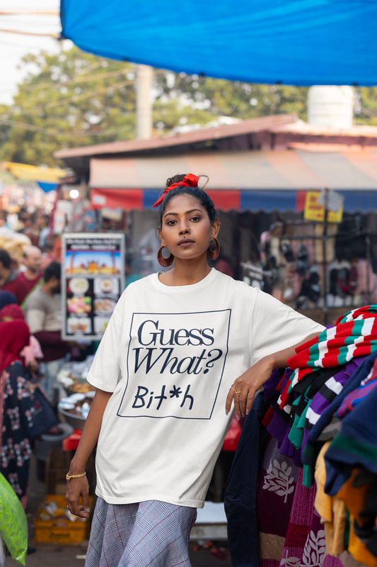 Chroma Drift | Artistic Everyday T-Shirt for Women | Classic Fit with Vivid Graphic Flair