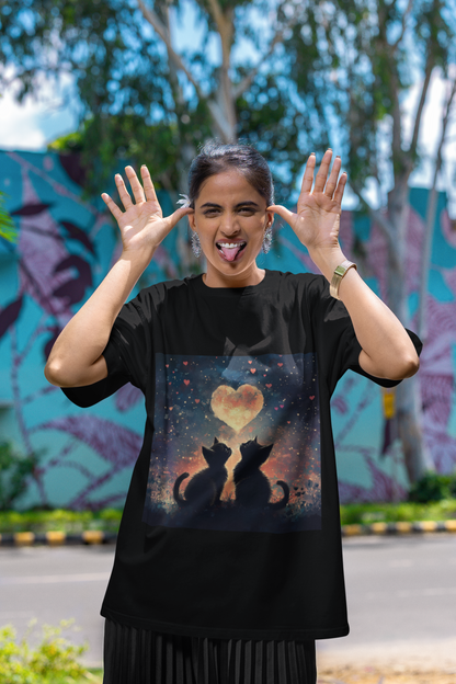 Midnight Sketch | Women's Soft Classic Crew T-Shirt | Dreamy Cotton Fit with Washed-In Tones