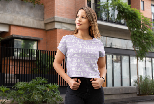 Bloom Theory | Women's Artistic Classic T-Shirt | Lightweight Cotton with Vibrant Art-Inspired Designs