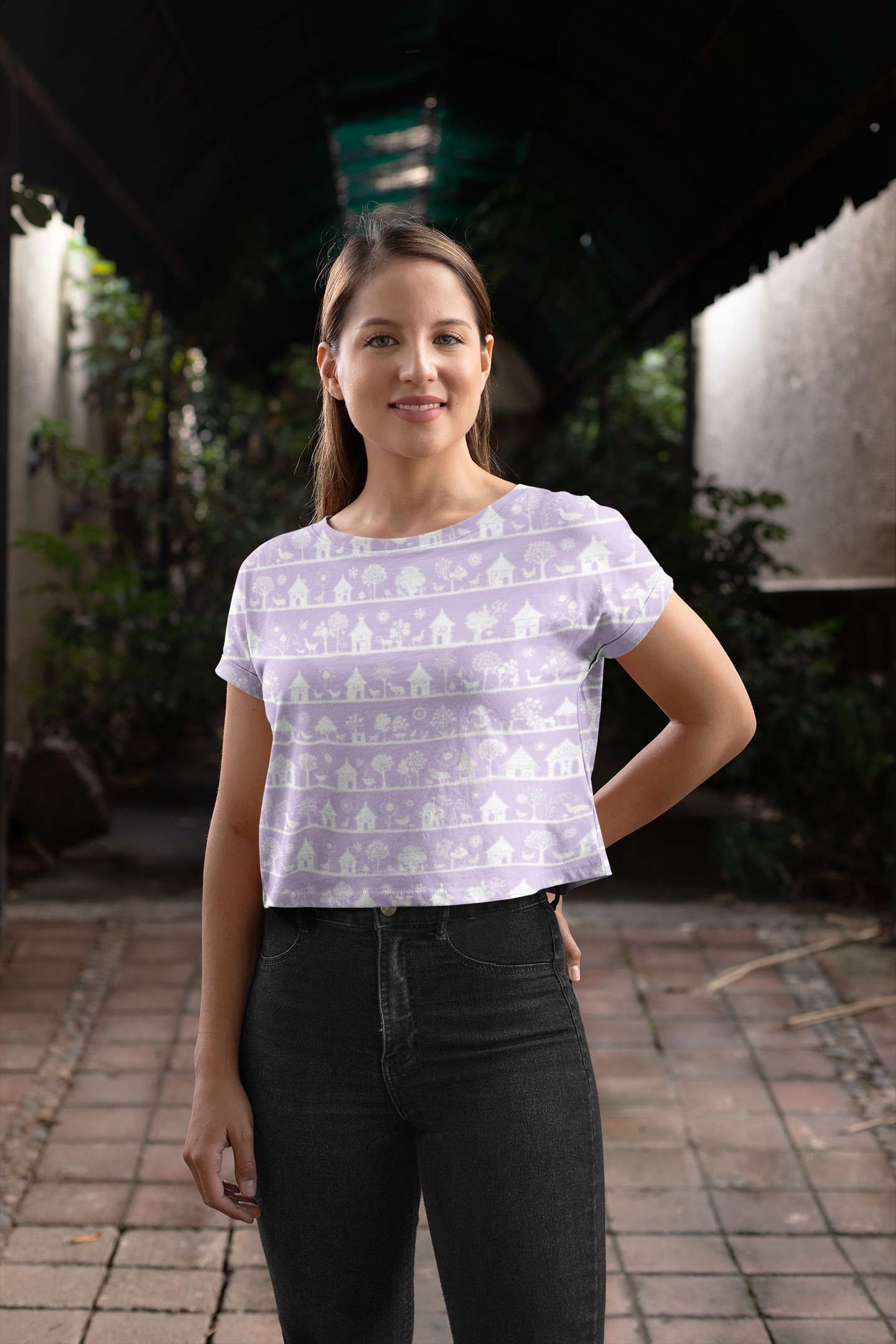 Bloom Theory | Women's Artistic Classic T-Shirt | Lightweight Cotton with Vibrant Art-Inspired Designs