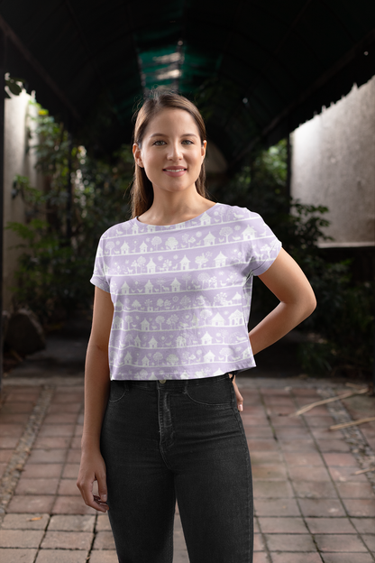 Bloom Theory | Women's Artistic Classic T-Shirt | Lightweight Cotton with Vibrant Art-Inspired Designs