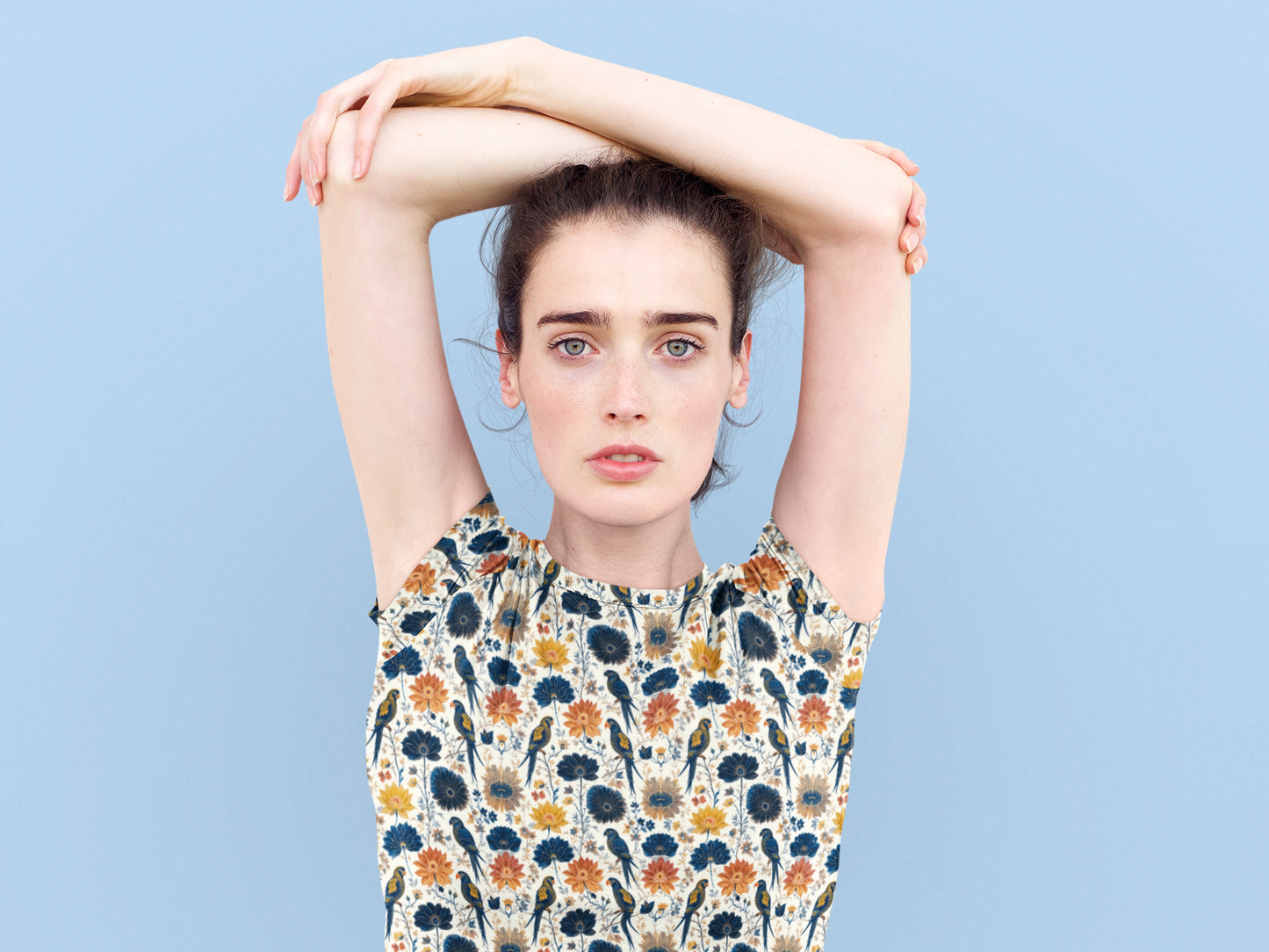 Thread Mirage | Women's Artistic Classic T-Shirt | Lightweight Cotton with Vibrant Art-Inspired Designs