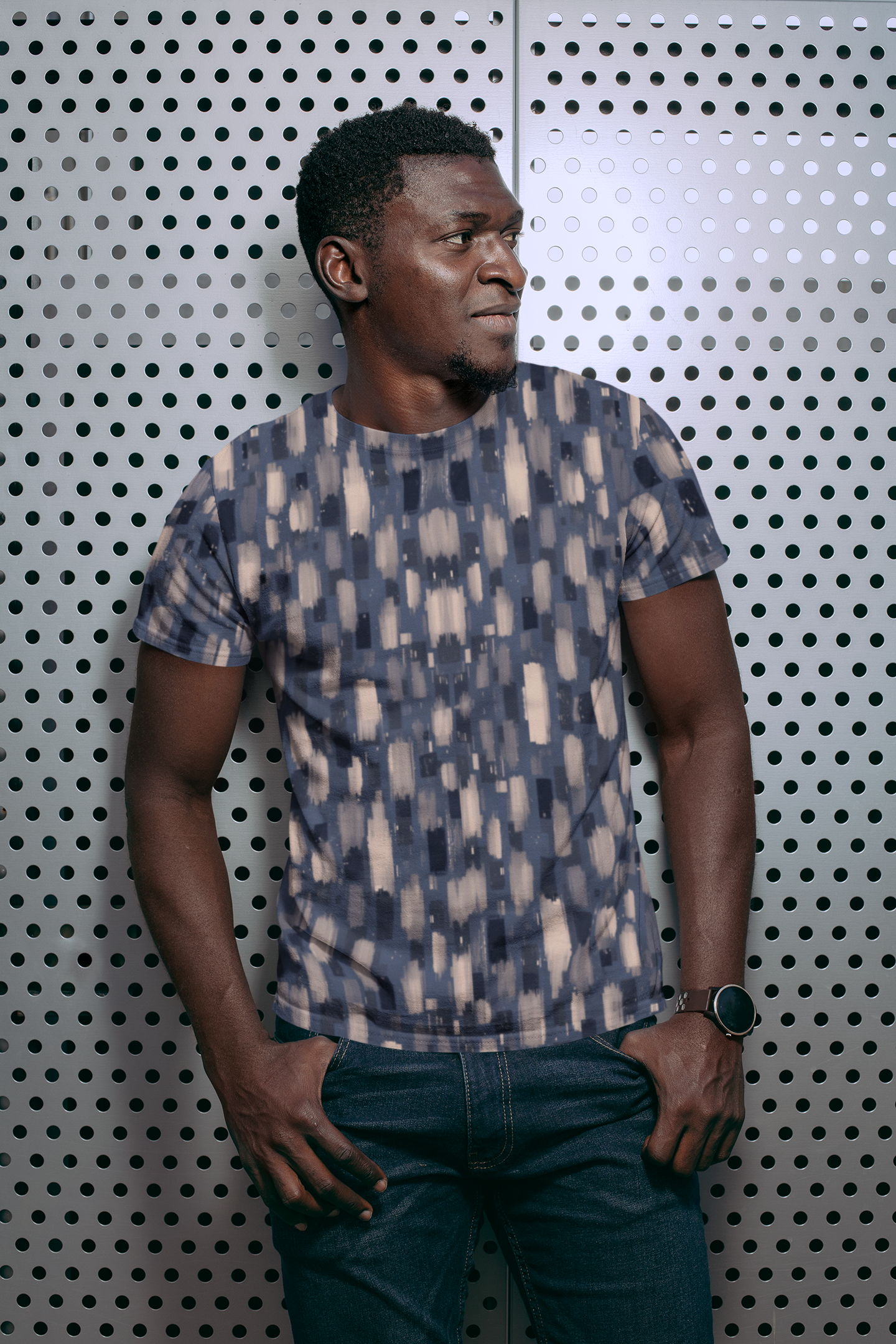 Urban Fade AOP Tee | Unisex All-Over Print Crew | Bold Street Flex